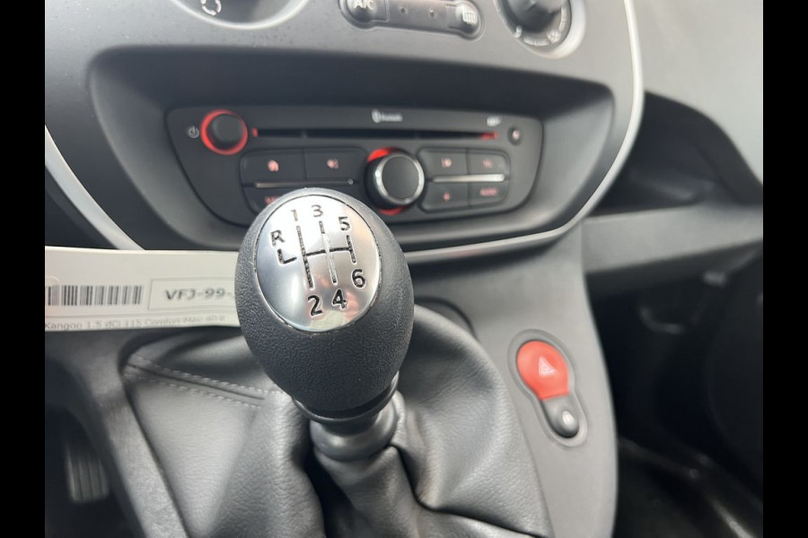 Renault Kangoo 1.5 Blue dCi 115pk E6 Maxi BPM Vrij! Lease €168 p/m, Airco, Navi, PDC, 2x Schuifdeur, Trekhaak, Volledig onderhoudshistorie aanwezig