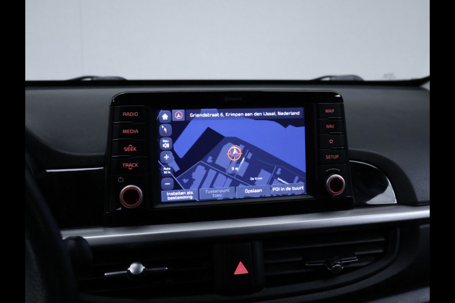 Kia Picanto 1.0 CVVT ComfortPlusLine Navigator Sport (APPLE CARPLAY,NAVI,CAMERA,ELEKTRISCH PAKKET,LED,SPORTSTOELEN,LM VELGEN)
