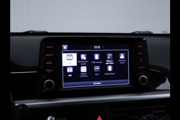 Kia Picanto 1.0 CVVT ComfortPlusLine Navigator Sport (APPLE CARPLAY,NAVI,CAMERA,ELEKTRISCH PAKKET,LED,SPORTSTOELEN,LM VELGEN)