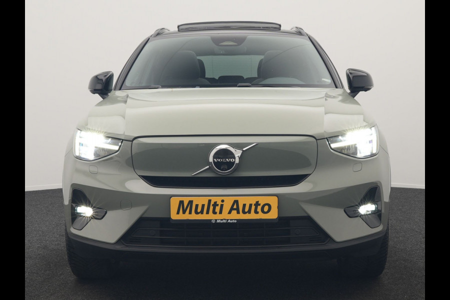 Volvo XC40 Recharge Ultimate 67 kWh 231pk Dealer O.H. | Trekhaak Af Fabriek | Panodak | Adaptive Cruise | 360 Camera | Harman / Kardon | Warmtepomp | Sportstoelen Memory & Verwarmd | Keyless | Blis | Stuur Verwarmd | Google Assistent | DAB |