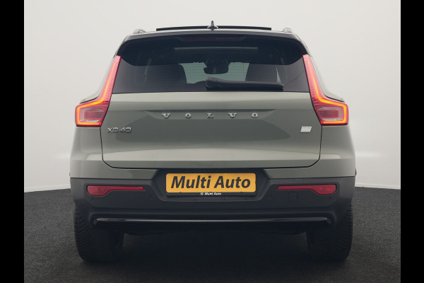 Volvo XC40 Recharge Ultimate 67 kWh 231pk Dealer O.H. | Trekhaak Af Fabriek | Panodak | Adaptive Cruise | 360 Camera | Harman / Kardon | Warmtepomp | Sportstoelen Memory & Verwarmd | Keyless | Blis | Stuur Verwarmd | Google Assistent | DAB |