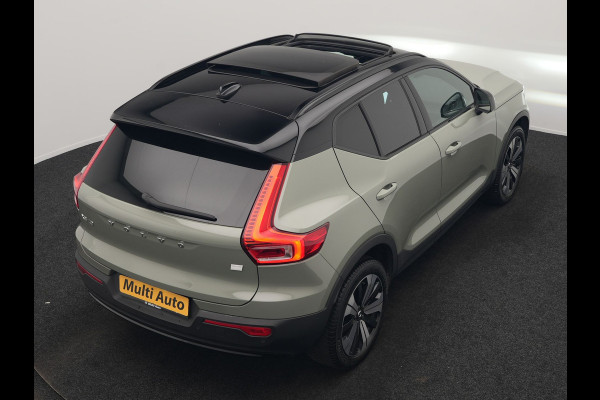 Volvo XC40 Recharge Ultimate 67 kWh 231pk Dealer O.H. | Trekhaak Af Fabriek | Panodak | Adaptive Cruise | 360 Camera | Harman / Kardon | Warmtepomp | Sportstoelen Memory & Verwarmd | Keyless | Blis | Stuur Verwarmd | Google Assistent | DAB |