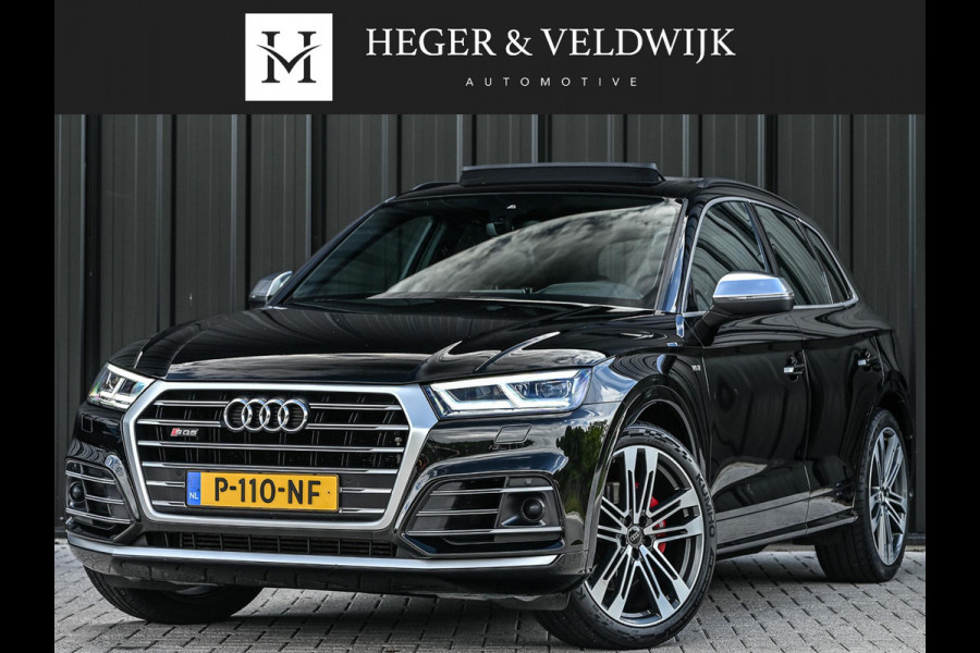 Audi Q5 3.0 TFSI SQ5 quattro Pro Line Plus | Stoelverwarming | Stoelverkoeling | Panoramadak | Head-up | Camera | B&O | Carbon inleg | Stuurverwarming | Elektrisch verst. stuur