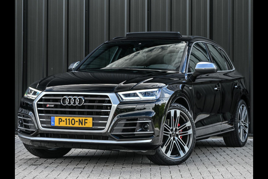 Audi Q5 3.0 TFSI SQ5 quattro Pro Line Plus | Stoelverwarming | Stoelverkoeling | Panoramadak | Head-up | Camera | B&O | Carbon inleg | Stuurverwarming | Elektrisch verst. stuur