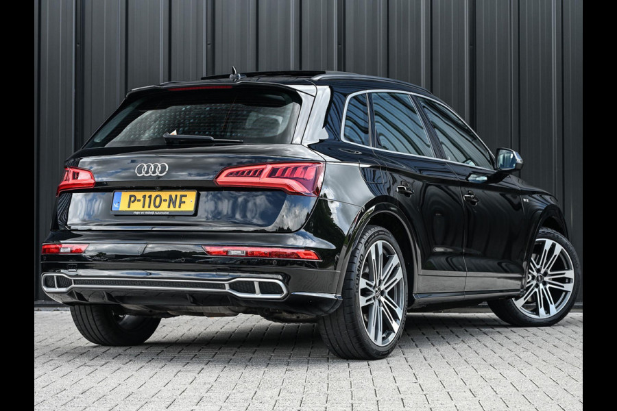 Audi Q5 3.0 TFSI SQ5 quattro Pro Line Plus | Stoelverwarming | Stoelverkoeling | Panoramadak | Head-up | Camera | B&O | Carbon inleg | Stuurverwarming | Elektrisch verst. stuur