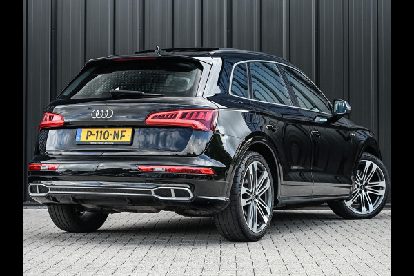 Audi Q5 3.0 TFSI SQ5 quattro Pro Line Plus | Stoelverwarming | Stoelverkoeling | Panoramadak | Head-up | Camera | B&O | Carbon inleg | Stuurverwarming | Elektrisch verst. stuur