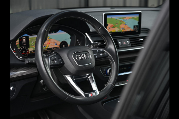 Audi Q5 3.0 TFSI SQ5 quattro Pro Line Plus | Stoelverwarming | Stoelverkoeling | Panoramadak | Head-up | Camera | B&O | Carbon inleg | Stuurverwarming | Elektrisch verst. stuur