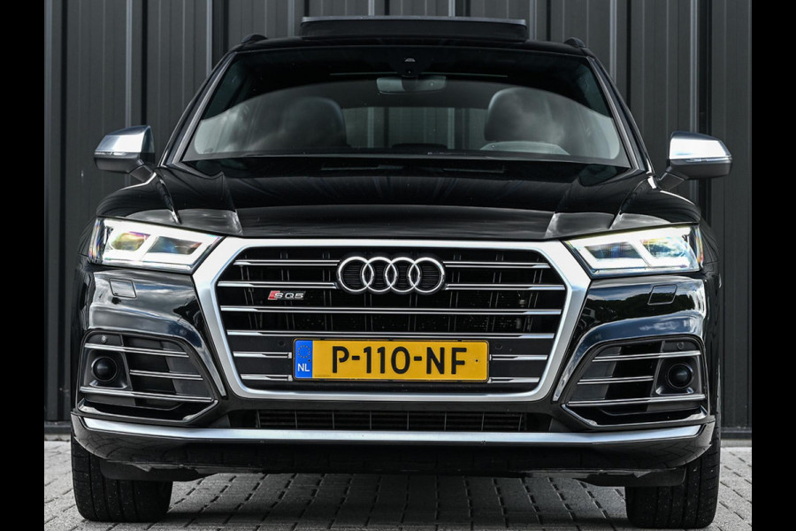 Audi Q5 3.0 TFSI SQ5 quattro Pro Line Plus | Stoelverwarming | Stoelverkoeling | Panoramadak | Head-up | Camera | B&O | Carbon inleg | Stuurverwarming | Elektrisch verst. stuur