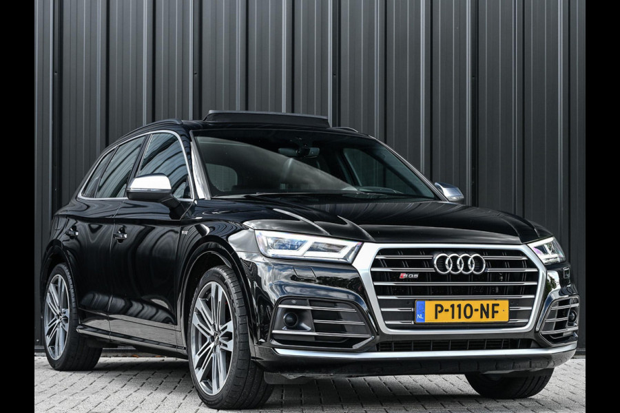 Audi Q5 3.0 TFSI SQ5 quattro Pro Line Plus | Stoelverwarming | Stoelverkoeling | Panoramadak | Head-up | Camera | B&O | Carbon inleg | Stuurverwarming | Elektrisch verst. stuur
