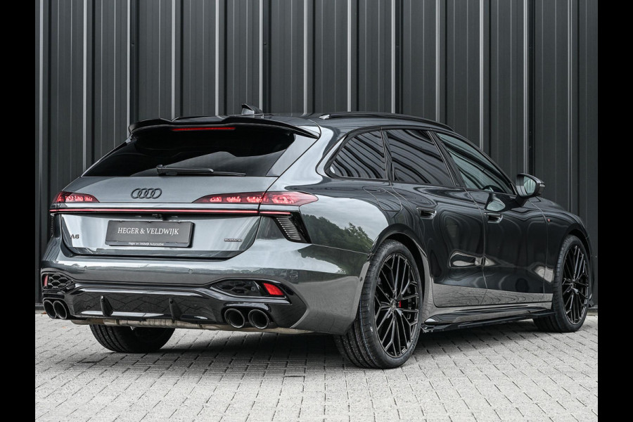 Audi A6 Avant 3.0 TFSI 368PK Quattro S-Edition | Achterasbesturing | B&O | Head-up | Luchtvering | 360 Camera | Carbon inleg | Panoramadak | Soft close | Memory seats | Elektr. verst. stuur |