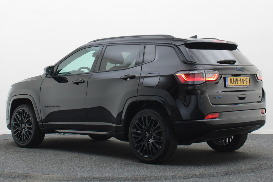 Jeep Compass 4xe 240 Plug-in Hybrid Electric S Leer, Virtual Cockpit, Camera, Stuur-/Stoelverwarming, ACC, Apple Carplay, 19"