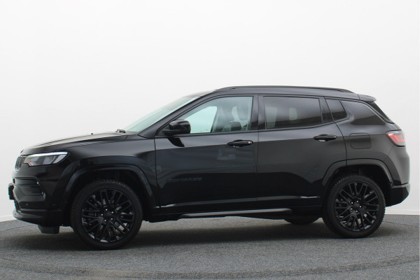 Jeep Compass 4xe 240 Plug-in Hybrid Electric S Leer, Virtual Cockpit, Camera, Stuur-/Stoelverwarming, ACC, Apple Carplay, 19"