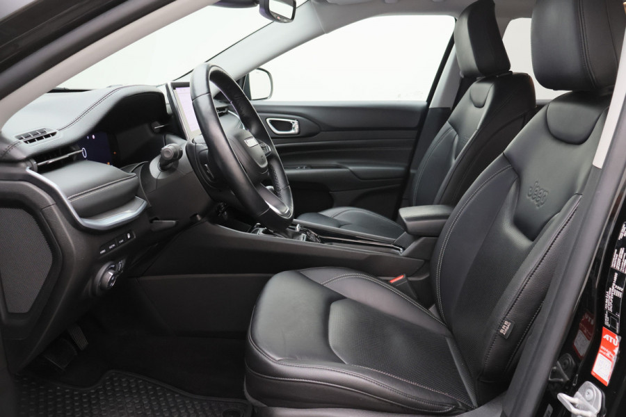 Jeep Compass 4xe 240 Plug-in Hybrid Electric S Leer, Virtual Cockpit, Camera, Stuur-/Stoelverwarming, ACC, Apple Carplay, 19"