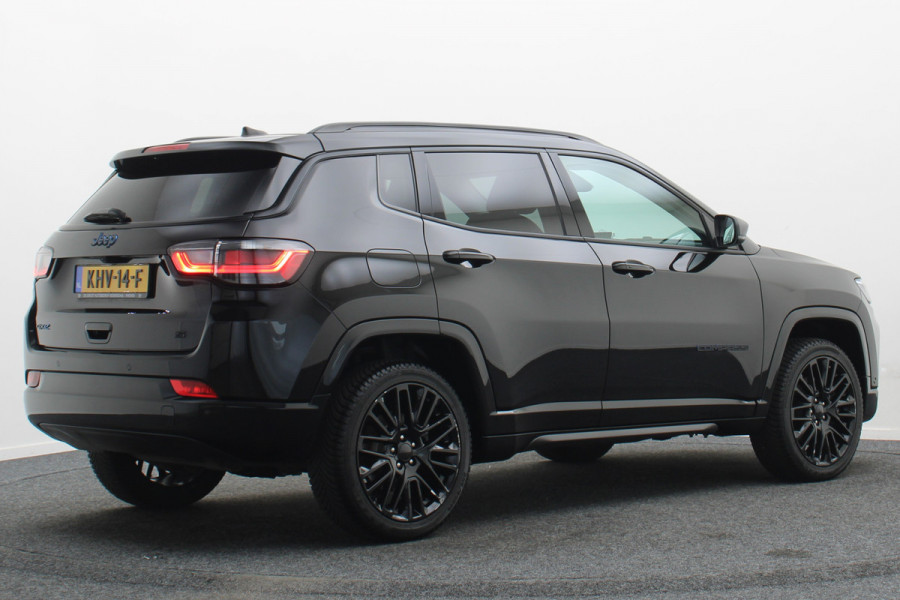 Jeep Compass 4xe 240 Plug-in Hybrid Electric S Leer, Virtual Cockpit, Camera, Stuur-/Stoelverwarming, ACC, Apple Carplay, 19"