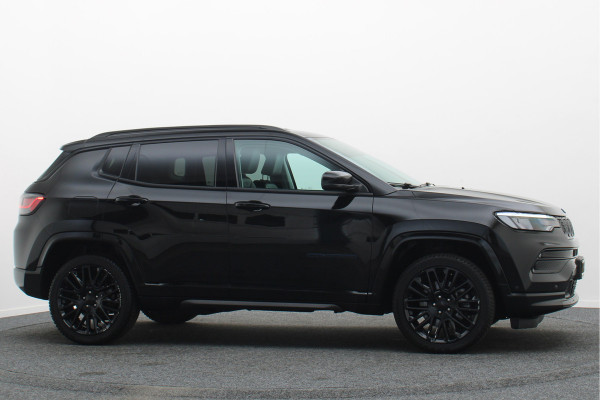 Jeep Compass 4xe 240 Plug-in Hybrid Electric S Leer, Virtual Cockpit, Camera, Stuur-/Stoelverwarming, ACC, Apple Carplay, 19"