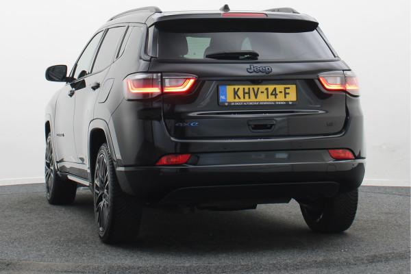 Jeep Compass 4xe 240 Plug-in Hybrid Electric S Leer, Virtual Cockpit, Camera, Stuur-/Stoelverwarming, ACC, Apple Carplay, 19"