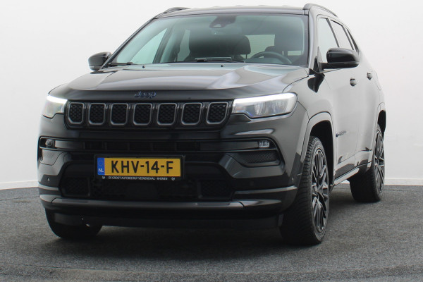 Jeep Compass 4xe 240 Plug-in Hybrid Electric S Leer, Virtual Cockpit, Camera, Stuur-/Stoelverwarming, ACC, Apple Carplay, 19"