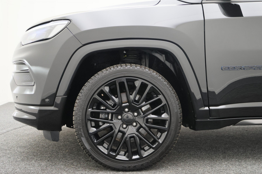 Jeep Compass 4xe 240 Plug-in Hybrid Electric S Leer, Virtual Cockpit, Camera, Stuur-/Stoelverwarming, ACC, Apple Carplay, 19"