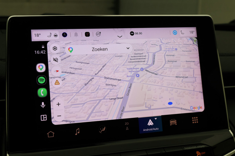 Jeep Compass 4xe 240 Plug-in Hybrid Electric S Leer, Virtual Cockpit, Camera, Stuur-/Stoelverwarming, ACC, Apple Carplay, 19"