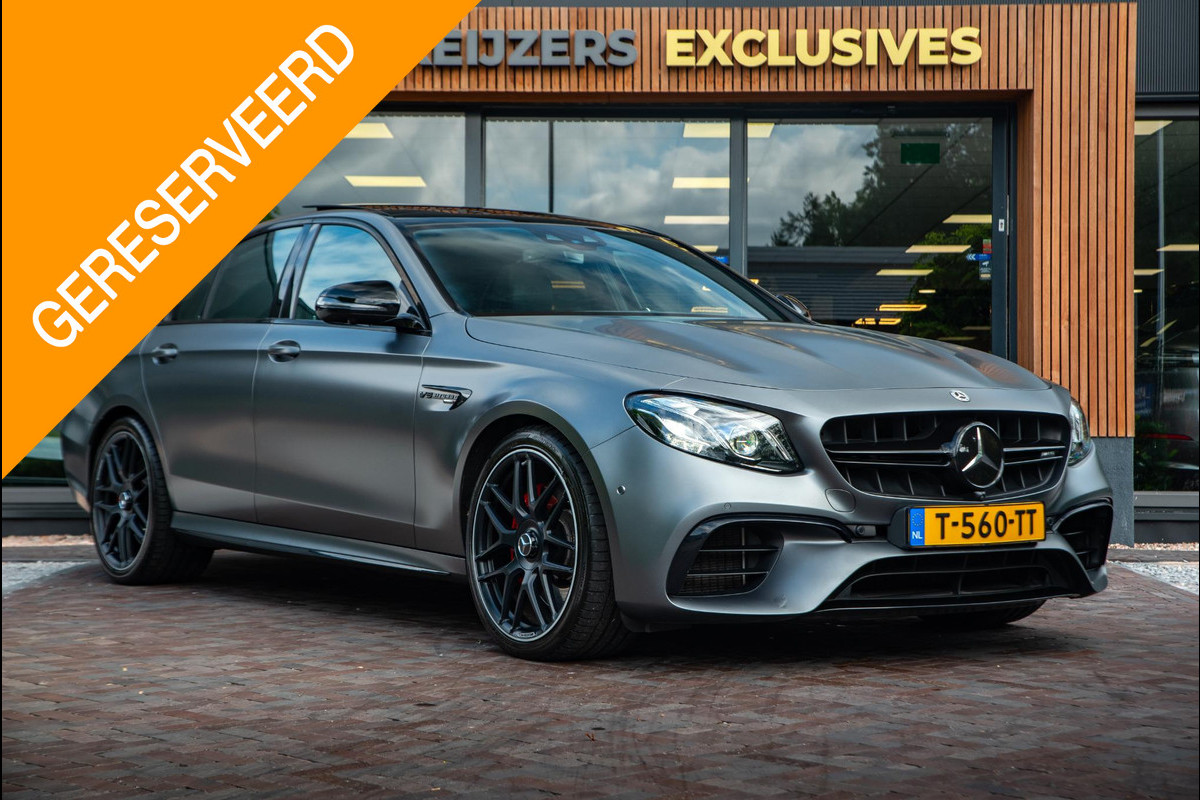 Mercedes-Benz E-Klasse AMG 63 S 4MATIC+ Burmester Pano Widescreen Ambient 360 Camera Stoelvent. Memory 2x E63