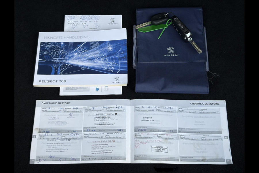 Peugeot 208 1.2 PureTech Blue Lease Executive Trekhaak,Navi,Cima,Cruise,Pdc,Net beurt gehad,Lm velgen,5 Deurs,D-riem vv in 2024,N.A.P,Apk tot 06-2027