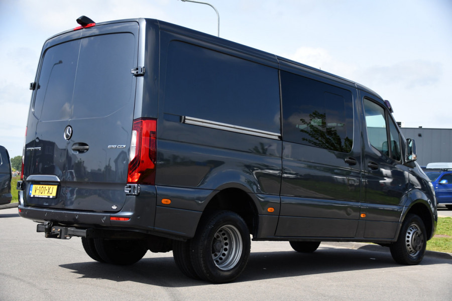 Mercedes-Benz Sprinter 519 V6 3.0 CDI L2H1 DC PB Edition N1, Cruise, Camera, Carplay, LED, 2 x Schuifdeur, 3500kg trekhaak, 10,5'' Mbux, Leder,
