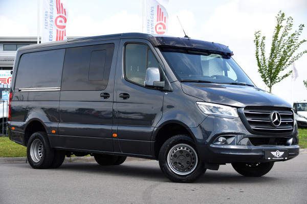 Mercedes-Benz Sprinter 519 V6 3.0 CDI L2H1 DC PB Edition N1, Cruise, Camera, Carplay, LED, 2 x Schuifdeur, 3500kg trekhaak, 10,5'' Mbux, Leder,