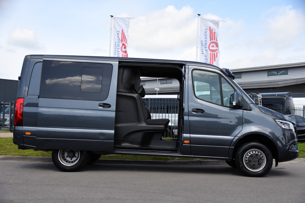 Mercedes-Benz Sprinter 519 V6 3.0 CDI L2H1 DC PB Edition N1, Cruise, Camera, Carplay, LED, 2 x Schuifdeur, 3500kg trekhaak, 10,5'' Mbux, Leder,