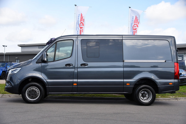 Mercedes-Benz Sprinter 519 V6 3.0 CDI L2H1 DC PB Edition N1, Cruise, Camera, Carplay, LED, 2 x Schuifdeur, 3500kg trekhaak, 10,5'' Mbux, Leder,