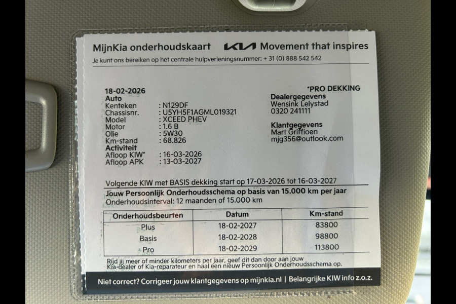 Kia Xceed 1.6 GDi PHEV DynamicPlusLine Trekh NL-Auto Dealeronderhouden Rijklaarprijs!