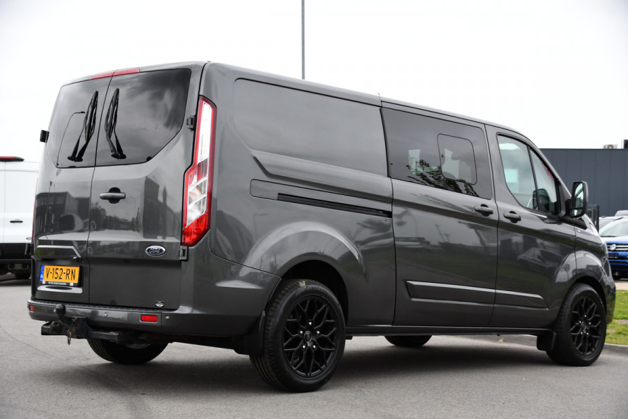 Ford Transit Custom 300 2.0 TDCI L2H1 Limited DC PB Edition Cruise, Camera, Carplay, LED, 2 x Schuifdeur, Stoelverwarming, 170pk, Trekhaak, NAVI, Uniek!