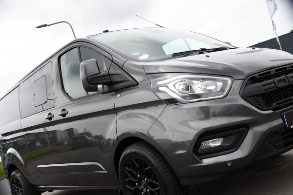 Ford Transit Custom 300 2.0 TDCI L2H1 Limited DC PB Edition Cruise, Camera, Carplay, LED, 2 x Schuifdeur, Stoelverwarming, 170pk, Trekhaak, NAVI, Uniek!