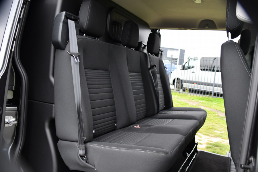 Ford Transit Custom 300 2.0 TDCI L2H1 Limited DC PB Edition Cruise, Camera, Carplay, LED, 2 x Schuifdeur, Stoelverwarming, 170pk, Trekhaak, NAVI, Uniek!