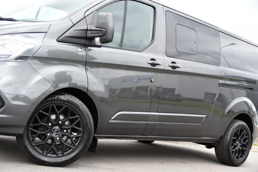Ford Transit Custom 300 2.0 TDCI L2H1 Limited DC PB Edition Cruise, Camera, Carplay, LED, 2 x Schuifdeur, Stoelverwarming, 170pk, Trekhaak, NAVI, Uniek!