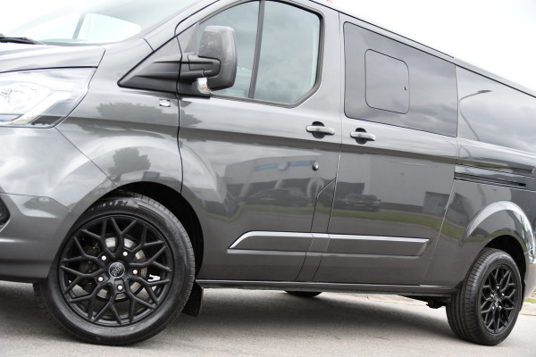 Ford Transit Custom 300 2.0 TDCI L2H1 Limited DC PB Edition Cruise, Camera, Carplay, LED, 2 x Schuifdeur, Stoelverwarming, 170pk, Trekhaak, NAVI, Uniek!