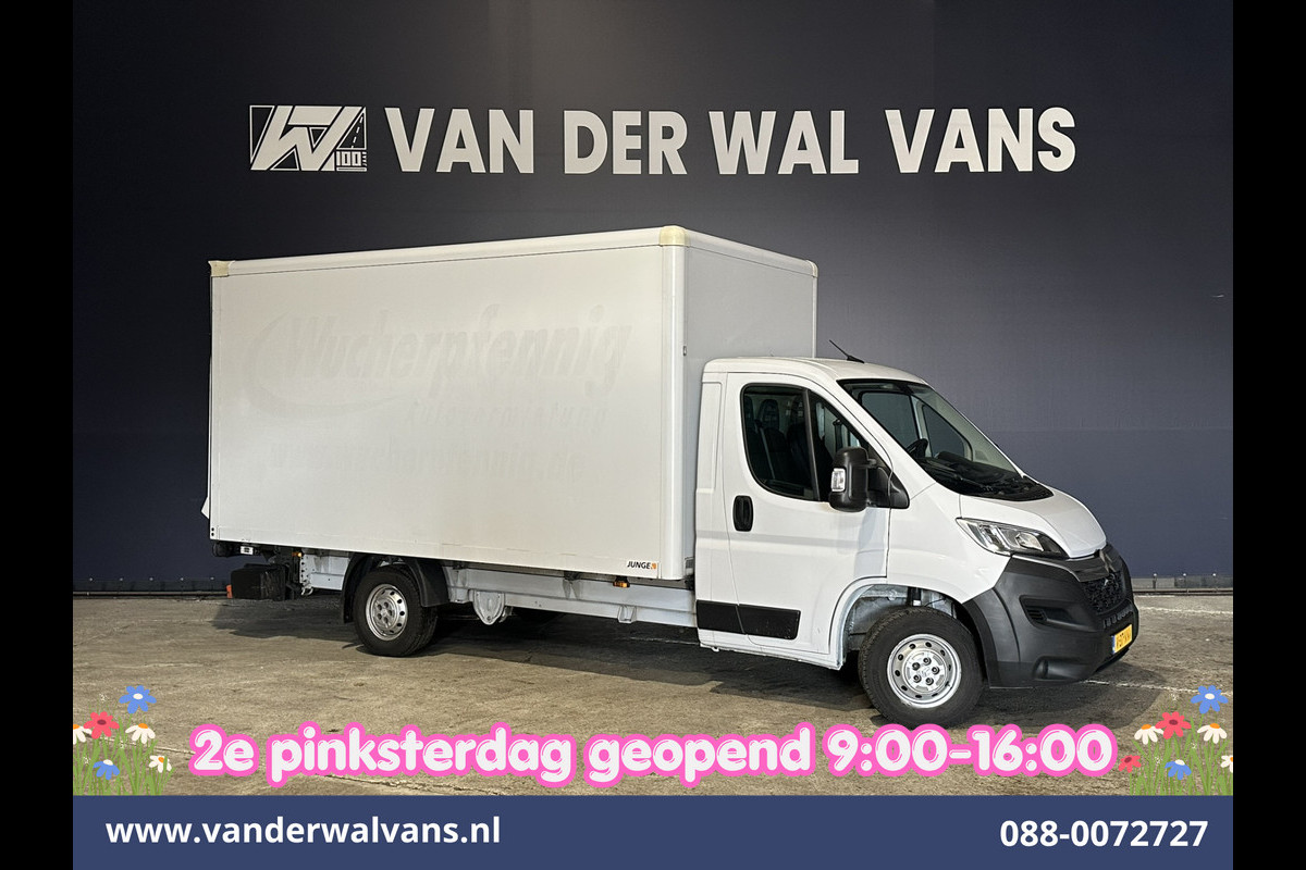 Citroën Jumper 2.2 BlueHDi 141pk Bakwagen 436cm lang Laadklep 1115kg laadvermogen Euro6 Airco | Cruisecontrol | Bijrijdersbank