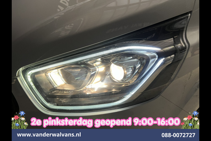 Ford Transit Custom 2.0 TDCI L2H1 Euro6 Airco | Camera | LED | Cruisecontrol | Parkeersensoren Verwarmde voorruit, Bijrijdersbank, 2800kg trekvermogen