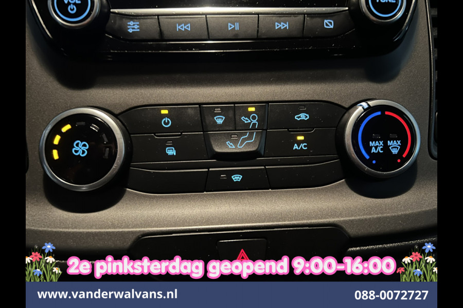 Ford Transit Custom 2.0 TDCI L2H1 Euro6 Airco | Camera | LED | Cruisecontrol | Parkeersensoren Verwarmde voorruit, Bijrijdersbank, 2800kg trekvermogen