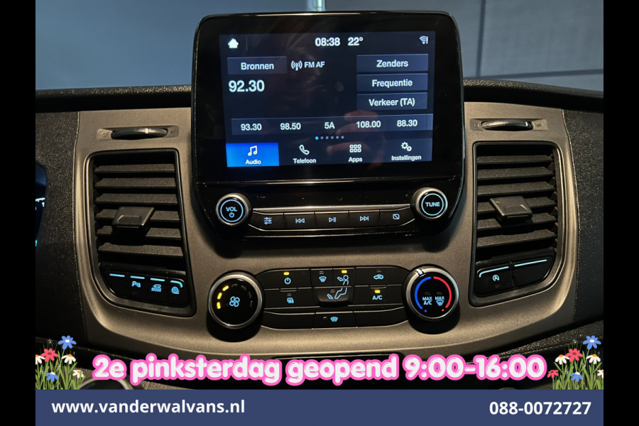 Ford Transit Custom 2.0 TDCI L2H1 Euro6 Airco | Camera | LED | Cruisecontrol | Parkeersensoren Verwarmde voorruit, Bijrijdersbank, 2800kg trekvermogen
