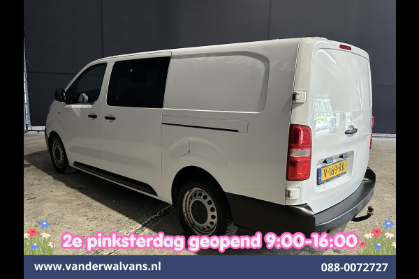 Peugeot Expert 2.0 BlueHDI 123pk L3H1 Dubbele Cabine Euro6 Airco | 2x zijdeur | 2500kg Trekhaak | 5-Zits Cruisecontrol, Parkeersensoren