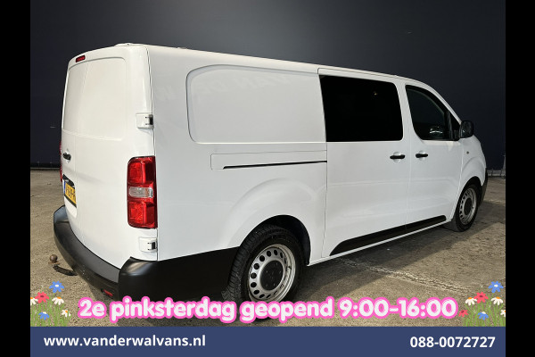 Peugeot Expert 2.0 BlueHDI 123pk L3H1 Dubbele Cabine Euro6 Airco | 2x zijdeur | 2500kg Trekhaak | 5-Zits Cruisecontrol, Parkeersensoren