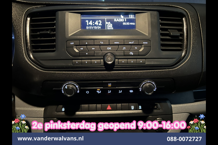 Peugeot Expert 2.0 BlueHDI 123pk L3H1 Dubbele Cabine Euro6 Airco | 2x zijdeur | 2500kg Trekhaak | 5-Zits Cruisecontrol, Parkeersensoren