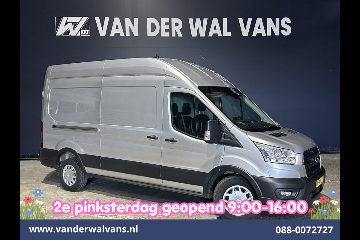 Ford Transit 2.0 TDCI 170pk L3H3 Euro6 Airco | Navigatie | 2500kg Trekhaak | Cruisecontrol Verwarmde voorruit, Parkeersensoren, Bijrijdersbank