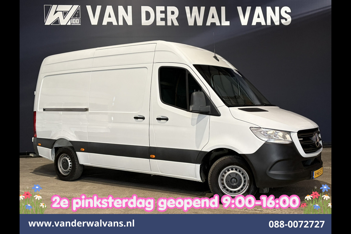 Mercedes-Benz Sprinter 316 CDI 163 pk L2H2 Euro6 Airco | 2800kg Trekhaak | Camera | Apple Carplay | Parkeersensoren inklapbare spiegels, standkachel, cruisecontrol, MBUX, Android auto