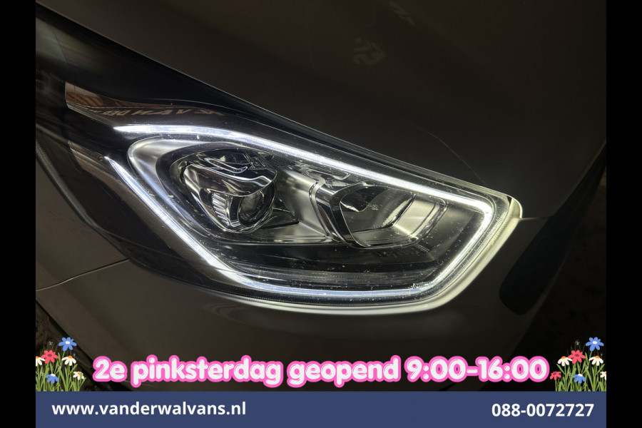 Ford Transit Custom 2.0 TDCI 130pk L2H1 Euro6 Airco | Camera | LED | Cruisecontrol | Stoelverwarming Verwarmde voorruit, Parkeersensoren, Bijrijdersbank, 2800kg trekvermogen