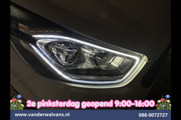 Ford Transit Custom 2.0 TDCI 130pk L2H1 Euro6 Airco | Camera | LED | Cruisecontrol | Stoelverwarming Verwarmde voorruit, Parkeersensoren, Bijrijdersbank, 2800kg trekvermogen