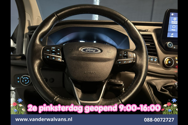 Ford Transit Custom 2.0 TDCI 130pk L2H1 Euro6 Airco | Camera | LED | Cruisecontrol | Stoelverwarming Verwarmde voorruit, Parkeersensoren, Bijrijdersbank, 2800kg trekvermogen