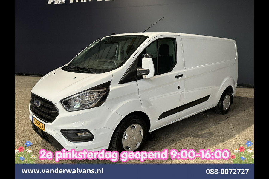 Ford Transit Custom 2.0 TDCI 130pk L2H1 Euro6 Airco | Camera | LED | Cruisecontrol | Stoelverwarming Verwarmde voorruit, Parkeersensoren, Bijrijdersbank, 2800kg trekvermogen