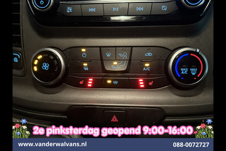 Ford Transit Custom 2.0 TDCI 130pk L2H1 Euro6 Airco | Camera | LED | Cruisecontrol | Stoelverwarming Verwarmde voorruit, Parkeersensoren, Bijrijdersbank, 2800kg trekvermogen