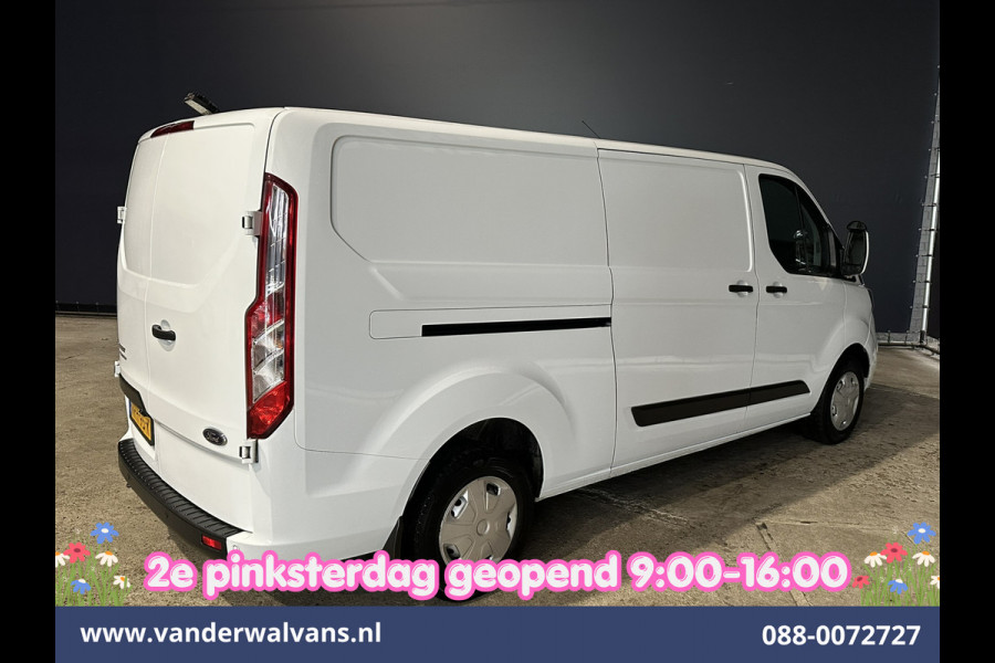Ford Transit Custom 2.0 TDCI 130pk L2H1 Euro6 Airco | Camera | LED | Cruisecontrol | Stoelverwarming Verwarmde voorruit, Parkeersensoren, Bijrijdersbank, 2800kg trekvermogen